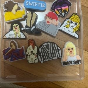 Colorful Swiftie Shoe Charms Set